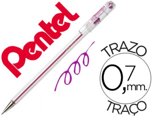 Esferografica pentel bk77 rosa , Pentel , 45112 , 3474371277106